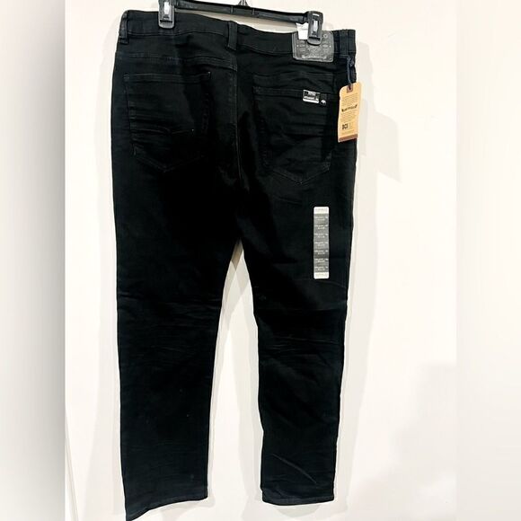 New BUFFALO DAVID BITTON
Men's Jeans Straight Six Stretch Jeans, Black 40/30 - Picture 7 of 7